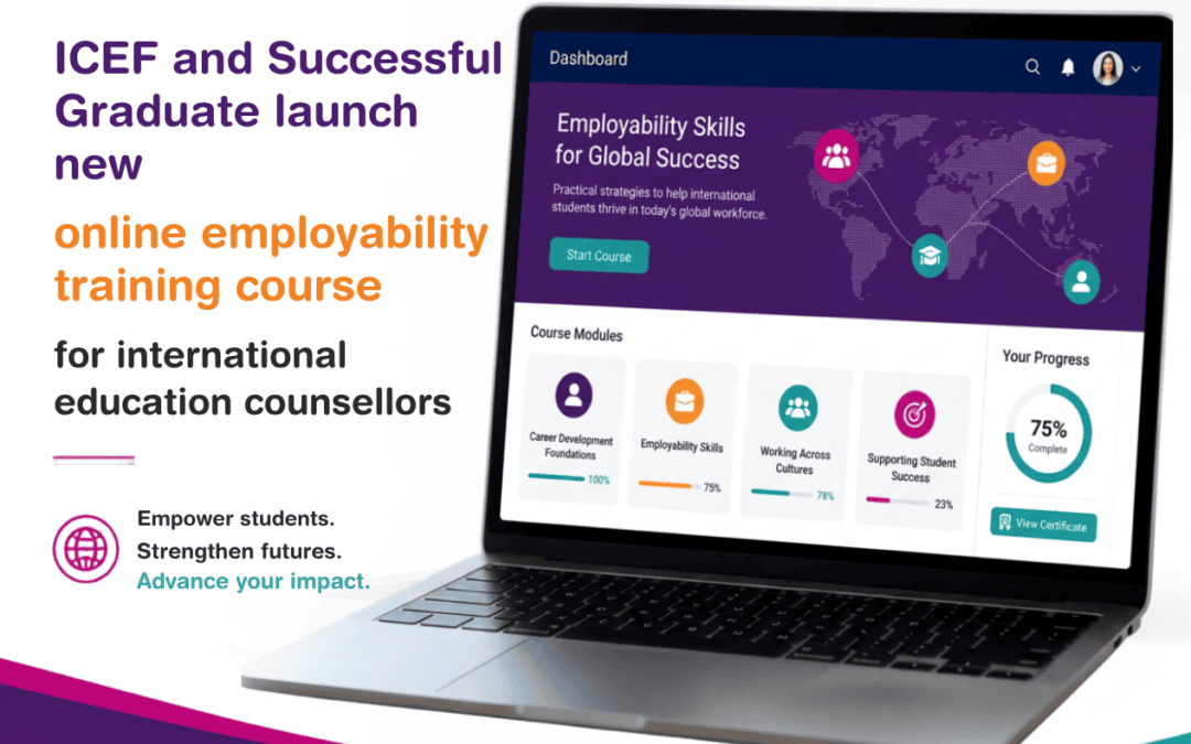 ICEF and Successful Graduate launch new online employability training course for international education counsellors